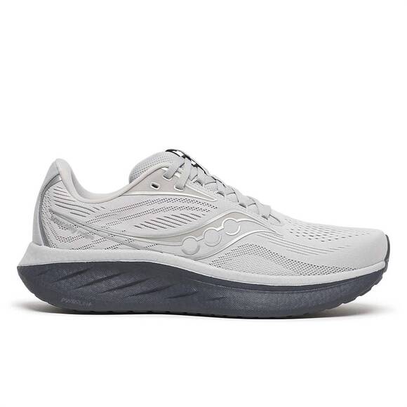 NEW SAUCONY men's ride 18 running shoes in cloud/shadow